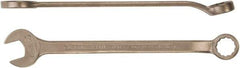 Ampco - 46mm 12 Point Combination Wrench - 22-5/8" OAL, Aluminum Bronze, Plain Finish - Exact Tool & Supply