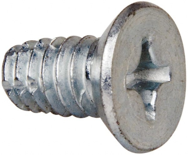 Value Collection - 1/4-20 UNC 1/2" Overall Length #3 Phillips Thread Cutting Screw - Exact Tool & Supply