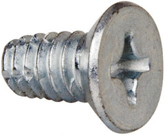 Value Collection - 1/4-20 UNC 1/2" Overall Length #3 Phillips Thread Cutting Screw - Exact Tool & Supply