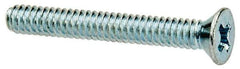 Value Collection - #3-48 UNC, 3/4" OAL Phillips Drive Machine Screw - Flat Head, Grade J82 Steel, Zinc-Plated Finish, Without Washer - Exact Tool & Supply