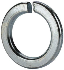 Value Collection - M30, 30.5mm ID, 48.2mm OD, 6mm Thick Split Lock Washer - Grade 8 Spring Steel, Zinc-Plated Finish, 30.5mm Min ID, 31.7mm Max ID - Exact Tool & Supply