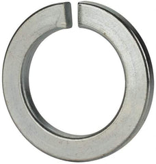 Value Collection - M48, 49mm ID, 75mm OD, 7mm Thick Split Lock Washer - Grade 8 Spring Steel, Zinc-Plated Finish, 49mm Min ID, 50.5mm Max ID - Exact Tool & Supply