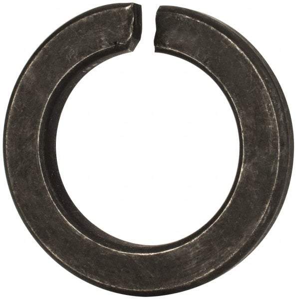 Value Collection - M30, 30.5mm ID, 48.2mm OD, 6mm Thick Split Lock Washer - Grade 8 Spring Steel, Uncoated, 30.5mm Min ID, 31.7mm Max ID - Exact Tool & Supply