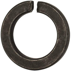 Value Collection - M30, 30.5mm ID, 48.2mm OD, 6mm Thick Split Lock Washer - Grade 8 Spring Steel, Uncoated, 30.5mm Min ID, 31.7mm Max ID - Exact Tool & Supply