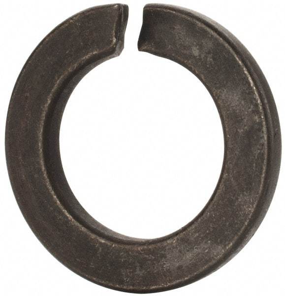 Value Collection - M33, 33.5mm ID, 55.2mm OD, 6mm Thick Split Lock Washer - Grade 8 Spring Steel, Uncoated, 33.5mm Min ID, 34.7mm Max ID, 55.2mm Min OD, 53.2mm Max OD - Exact Tool & Supply