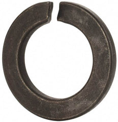 Value Collection - M33, 33.5mm ID, 55.2mm OD, 6mm Thick Split Lock Washer - Grade 8 Spring Steel, Uncoated, 33.5mm Min ID, 34.7mm Max ID, 55.2mm Min OD, 53.2mm Max OD - Exact Tool & Supply