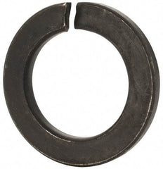 Value Collection - M36, 36.5mm ID, 58.2mm OD, 6mm Thick Split Lock Washer - Grade 8 Spring Steel, Uncoated, 36.5mm Min ID, 37.7mm Max ID - Exact Tool & Supply