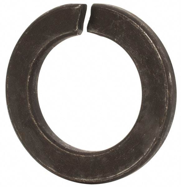 Value Collection - M42, 42.5mm ID, 68.2mm OD, 7mm Thick Split Lock Washer - Grade 8 Spring Steel, Uncoated, 42.5mm Min ID, 43.7mm Max ID - Exact Tool & Supply