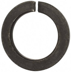 Value Collection - M48, 49mm ID, 75mm OD, 7mm Thick Split Lock Washer - Grade 8 Spring Steel, Uncoated, 49mm Min ID, 50.5mm Max ID - Exact Tool & Supply