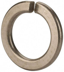 Value Collection - M30, 30.5mm ID, 48.2mm OD, 6mm Thick Split Lock Washer - 18-8 Austenitic Grade A2 Stainless Steel, Uncoated, 30.5mm Min ID, 31.7mm Max ID - Exact Tool & Supply