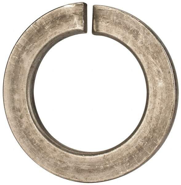 Value Collection - M45, 45.5mm ID, 71.2mm OD, 7mm Thick Split Lock Washer - 18-8 Austenitic Grade A2 Stainless Steel, Uncoated, 45.5mm Min ID, 46.7mm Max ID - Exact Tool & Supply