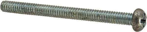 Value Collection - #5-40 UNC, 1-1/2" Length Under Head Phillips Drive Machine Screw - Round Head, Grade J82 Steel, Zinc-Plated Finish, Without Washer - Exact Tool & Supply
