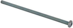 Value Collection - #10-32 UNF, 4-1/2" Length Under Head Phillips Drive Machine Screw - Pan Head, Grade J82 Steel, Zinc-Plated Finish, Without Washer - Exact Tool & Supply