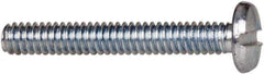 Value Collection - #2-56 UNC, 5/8" Length Under Head Slotted Drive Machine Screw - Binding Head, Grade J82 Steel, Zinc-Plated Finish, Without Washer - Exact Tool & Supply