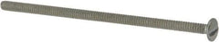Value Collection - #6-32 UNC, 3" Length Under Head Slotted Drive Machine Screw - Truss Head, Grade J82 Steel, Zinc-Plated Finish, Without Washer - Exact Tool & Supply