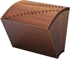 SMEAD - 8-1/2 x 11", Letter Size, Redrope, 1-31 Indexed Expanding Files - Assorted Tab Cut Location - Exact Tool & Supply