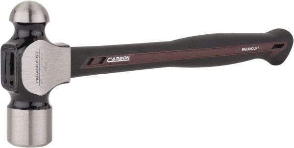 Paramount - 2 Lb Head Ball Pein Hammer - Carbon Fiber Handle, 14-7/8" OAL - Exact Tool & Supply