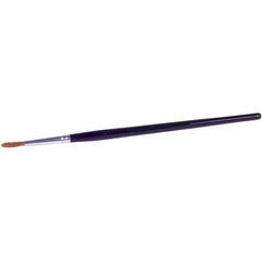 3/32″ Watercolor Brush, Red Sable, 7/16″ Trim Length, Round Handle - Exact Tool & Supply