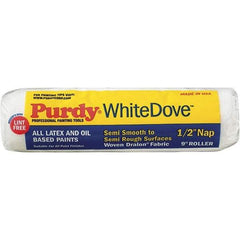 Purdy - 1/2" Nap, 9" Wide Paint General Purpose Roller Cover - Semi-Rough Texture, Dralon - Exact Tool & Supply