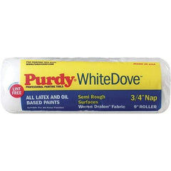 Purdy - 3/4" Nap, 9" Wide Paint General Purpose Roller Cover - Semi-Rough Texture, Dralon - Exact Tool & Supply