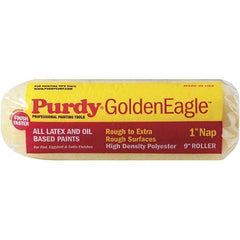 Purdy - 1" Nap, 9" Wide Paint General Purpose Roller Cover - Rough Texture, High Density Polyester - Exact Tool & Supply