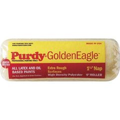Purdy - 1-1/4" Nap, 9" Wide Paint General Purpose Roller Cover - Rough Texture, High Density Polyester - Exact Tool & Supply