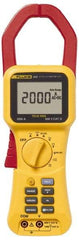 Fluke - 355, CAT IV, CAT III, Digital True RMS Clamp Meter with 2.2835" Clamp On Jaws - 600 VAC, 1000 VDC, 1400 AC Amps, 2000 DC Amps, Measures Voltage, Current, Frequency, Resistance - Exact Tool & Supply