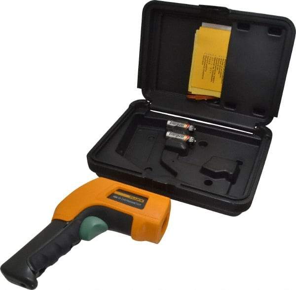 Fluke - -40 to 650°C (-40 to 1202°F) Infrared Thermometer - 30:1 Distance to Spot Ratio - Exact Tool & Supply