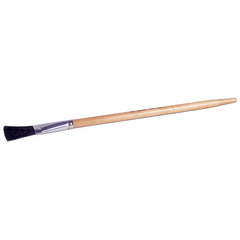 3/4″ Fitch Brush, Black China Bristle, 1-5/16″ Trim Length, Clear Lacquered Handle - Exact Tool & Supply