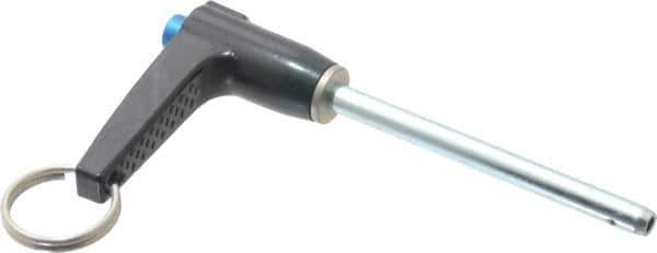 Gibraltar - 3/16" Diam, 2" Usable Length, L Handle, Quick Release Pin - Grade 4130 Steel, Zinc-Plated Finish - Exact Tool & Supply