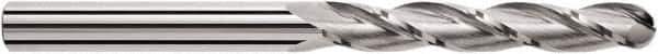 SGS - 20mm Diam, 75mm LOC, 3 Flute Solid Carbide Ball End Mill - AlTiN Finish, Single End, 150mm OAL, 20mm Shank Diam, Spiral Flute - Exact Tool & Supply