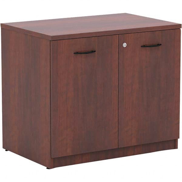 ALERA - 1 Shelf Sliding Door Storage Cabinet - Exact Tool & Supply
