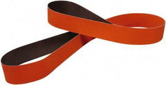 3M - 3" Wide x 132" OAL, 120 Grit, Ceramic Abrasive Belt - Ceramic, Coated, J Weighted Cloth Backing, Series 723D - Exact Tool & Supply