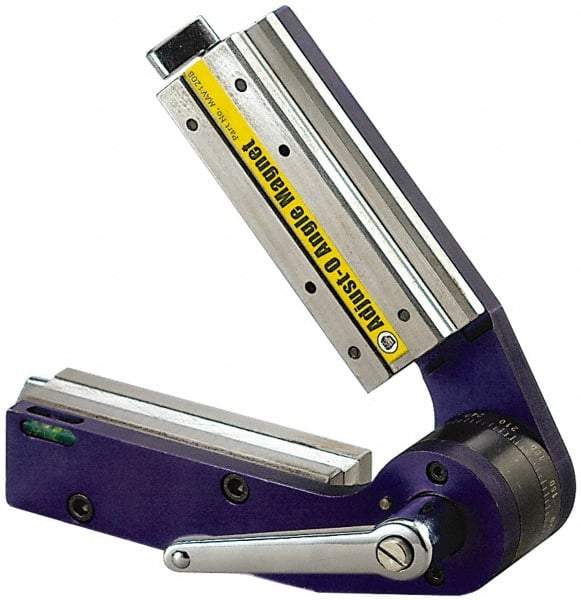 Strong Hand Tools - 30 to 275° Holding Angle, 110 Lb Max Pull, Magnetic Welding & Fabrication Adjustable Square - 7-3/4" High x 7-3/4" Wide x 3-3/4" Deep - Exact Tool & Supply
