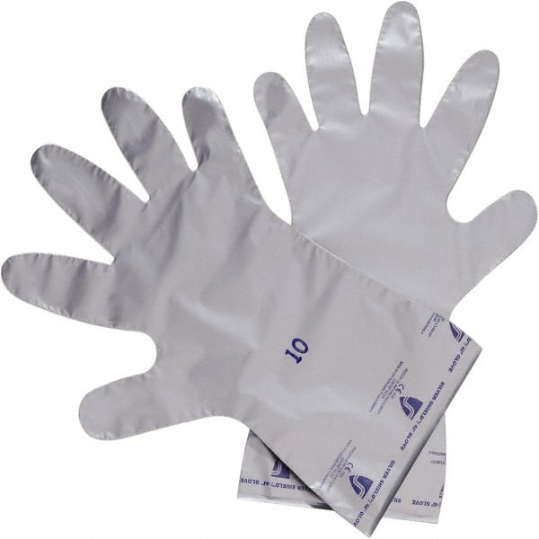 North - 10 Pairs 14-1/2" Long, 2.7 mil Thick, Chemical Resistant Gloves - Exact Tool & Supply
