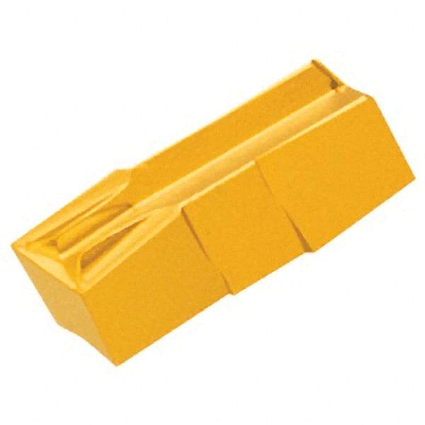 Iscar - 348020GIF Grade IC830, 3.48mm Cutting Width Carbide Grooving Insert - 13mm Max Depth of Cut, Neutral, 0.2mm Corner Radius, TiAlN Finish - Exact Tool & Supply