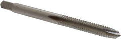 Hertel - #10-24 UNC, 2 Flute, Bright Finish, High Speed Steel Spiral Point Tap - Plug Chamfer, Right Hand Thread, 2-3/8" OAL - Exact Tool & Supply