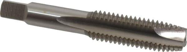 Hertel - 5/8-11 UNC, 3 Flute, Bright Finish, High Speed Steel Spiral Point Tap - Plug Chamfer, Right Hand Thread, 3-13/16" OAL, 3B Class of Fit - Exact Tool & Supply