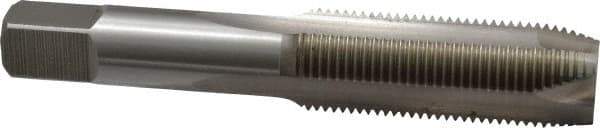 Hertel - 3/4-16 UNF, 3 Flute, Bright Finish, High Speed Steel Spiral Point Tap - Plug Chamfer, Right Hand Thread, 4-1/4" OAL, 3B Class of Fit - Exact Tool & Supply