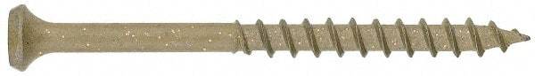 Value Collection - #12 Bugle Head, Square Drive Steel Deck Screw - 3-1/2" OAL - Exact Tool & Supply