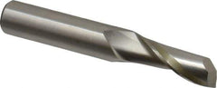 Onsrud - 1/2" Cutting Diam x 1-1/4" Length of Cut, 1 Flute, Upcut Spiral Router Bit - Uncoated, Right Hand Cut, High Speed Steel, 3-1/4" OAL x 1/2" Shank Diam, Single Edge, 19 to 32° Helix Angle - Exact Tool & Supply