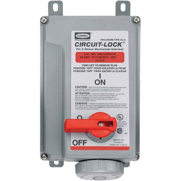 Hubbell Wiring Device-Kellems - Pin & Sleeve Receptacles Receptacle/Part Type: Interlock Pin Configuration: 5 - Exact Tool & Supply