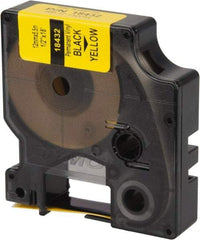 Dymo - 216" Long, Yellow Vinyl Tape - For Rhino 3000, RHINO 4200, 5000, 5200, 6000, 6500 - Exact Tool & Supply