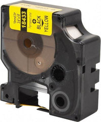 Dymo - 216" Long, Yellow Vinyl Tape - For RHINO 4200, RHINO 5000, 5200, 6000, 6500 - Exact Tool & Supply