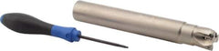 Seco - 1" Cut Diam, 0.27" Max Depth, 1" Shank Diam, Cylindrical Shank Indexable High-Feed End Mill - Screw Holding Method, R217.21 Toolholder, Through Coolant - Exact Tool & Supply