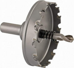 Hougen - 3" Diam, 1/8" Cutting Depth, Hole Saw - Carbide-Tipped Saw, Toothed Edge - Exact Tool & Supply