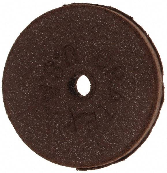 Cratex - 7/8" Diam x 1/8" Hole x 1/8" Thick, Surface Grinding Wheel - Fine Grade, No Recess - Exact Tool & Supply