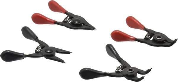 OTC - 4 Piece, Mini Snap Ring Plier Set - For Use with All Vehicles - Exact Tool & Supply