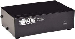 Tripp-Lite - Video Splitter with Signal Booster - HD15 Connector, Black, Use with Monitors - Exact Tool & Supply