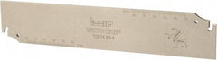 Iscar - 1.7717" Blade Height, 0.134" Blade Width, 8.858" OAL, Neutral Cut, Single End Indexable Cut-Off Blade - TGFH Blade, Tang-Grip Series - Exact Tool & Supply